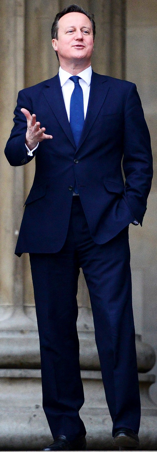 David Cameron in Goldings Suit